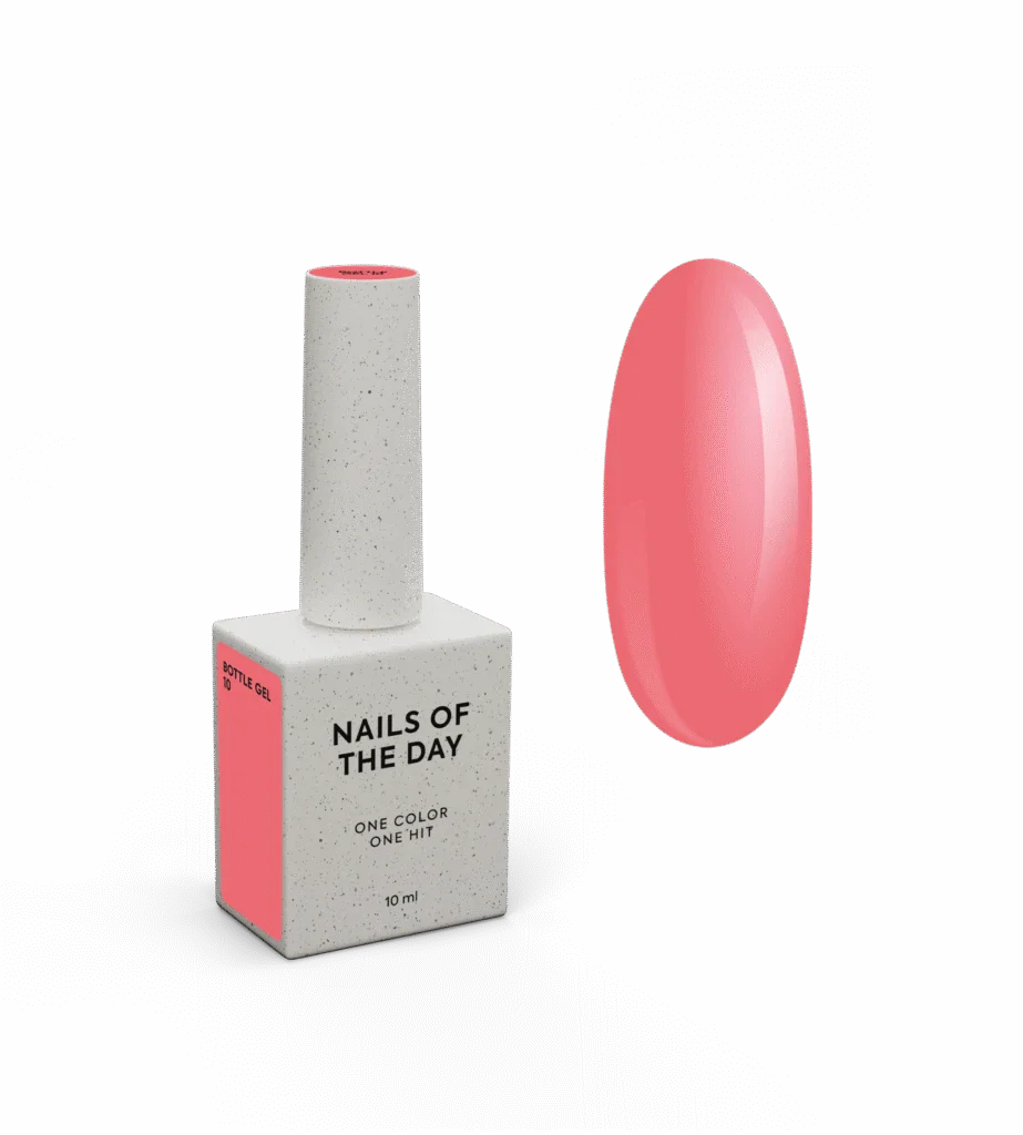 NAILSOFTHEDAY Bottle gel 10 – gel ultrafuerte, gel legendario, 10 ml
