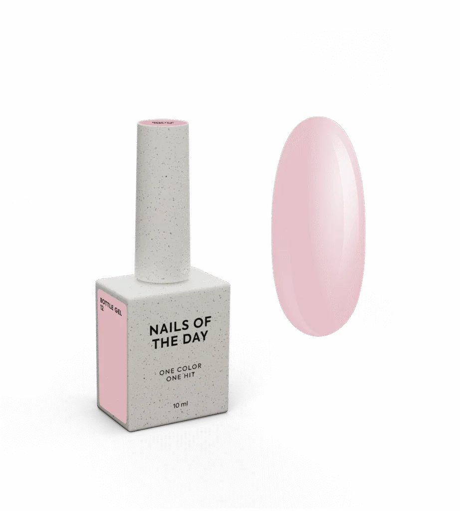 NAILSOFTHEDAY Bottle gel 12 — gel ultrafuerte para uñas, 10 ml