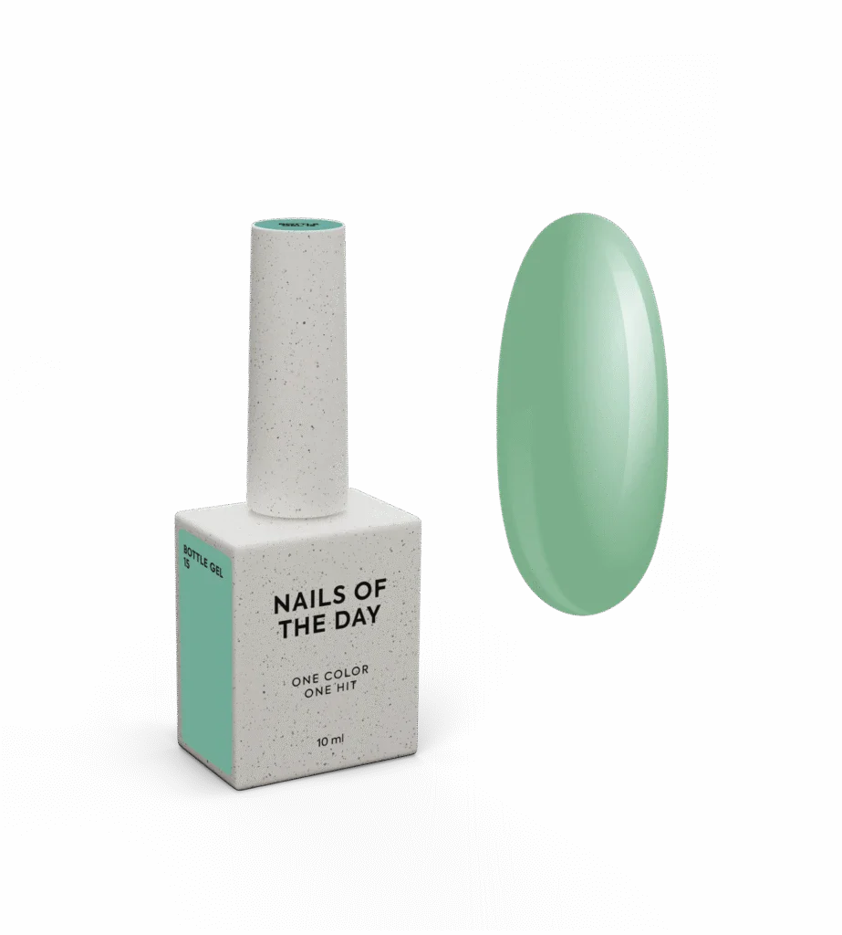 NAILSOFTHEDAY Bottle gel 15 — gel ultrafuerte para uñas, 10 ml