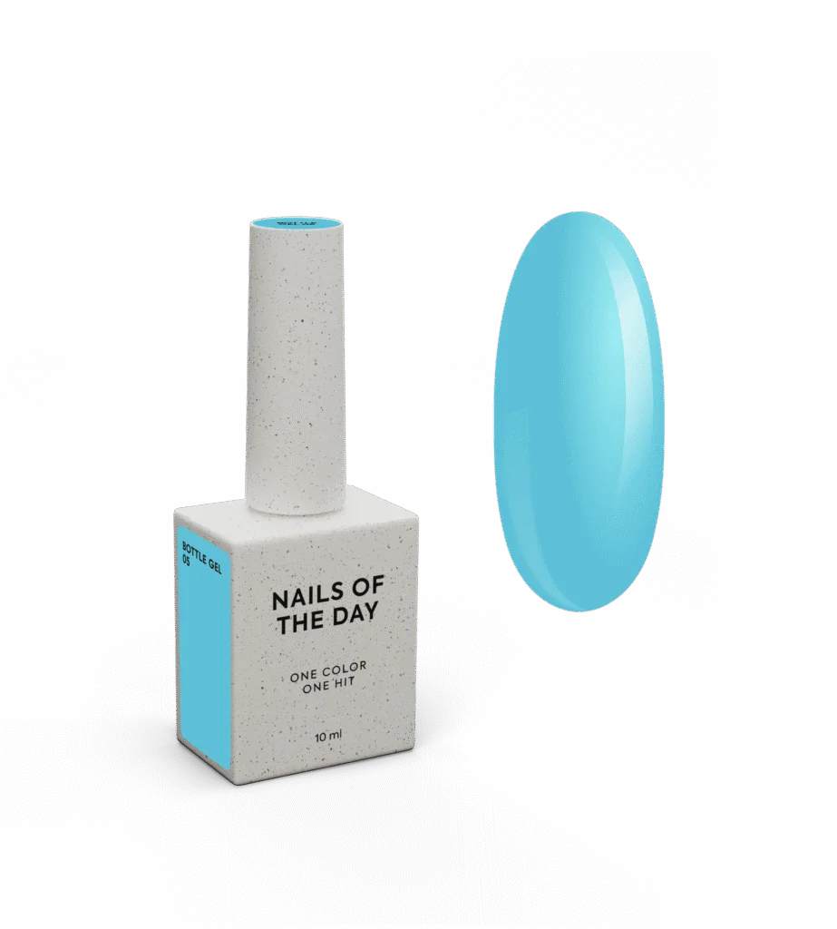 NAILSOFTHEDAY Bottle gel 05 – gel súper fuerte (azul cielo), 10 ml