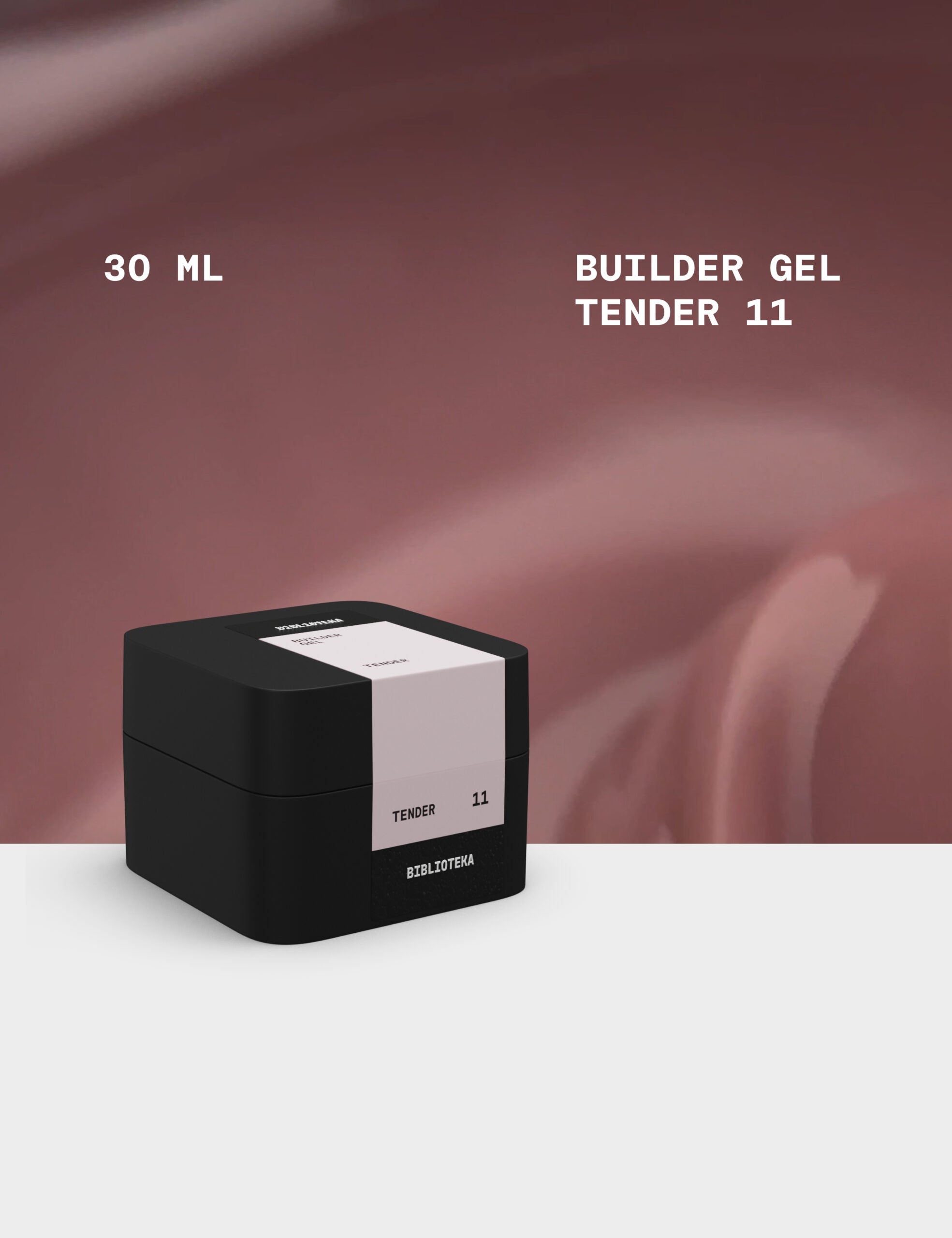 BIBLIOTEKA Builder Gel № 11 Tender, 30 ml