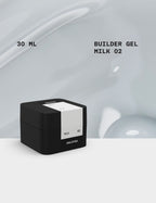 BIBLIOTEKA Builder Gel № 02 Milk - lechoso, 30 ml