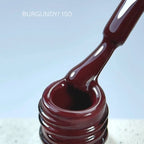 NAILSOFTHEDAY Gel Polish Burgundy — esmalte semipermanente de tono burdeos intenso con cobertura completa en una sola capa. 10 ml.