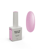 Nailsoftheday Cover base NEW Formula 27 — rosa con shimmer plateado, con un tono rosa frío más intenso, una base camuflaje para uñas, 10 ml.