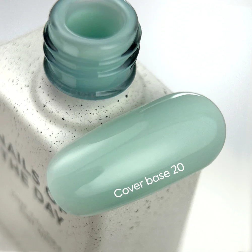 Nailsoftheday Cover base NEW Formula 20 - base camuflaje de color menta,  10 ml