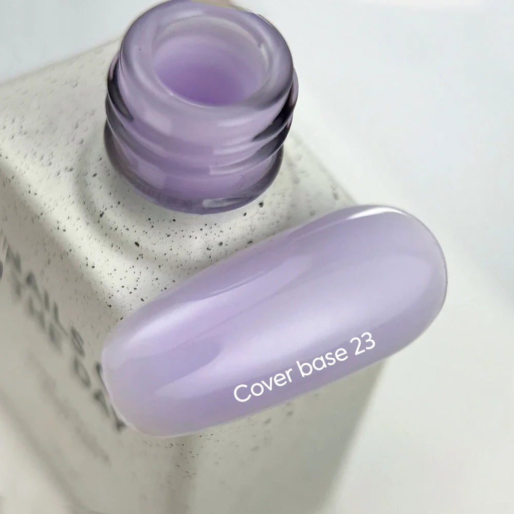 Nailsoftheday Cover base NEW Formula 23 - base camuflaje de color lilа, para uñas, 10 ml