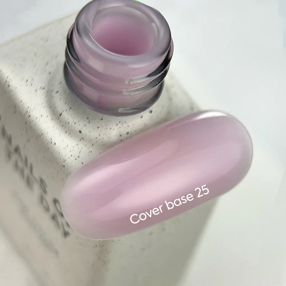 Nailsoftheday Cover base NEW Formula 25 - base camuflaje de color  rosa suave, 10 ml