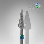Broca de diamante para clavos DUO puntiaguda pera azul-verde EXPERT diámetro de la cabeza 5 mm / pieza de trabajo 12 mm