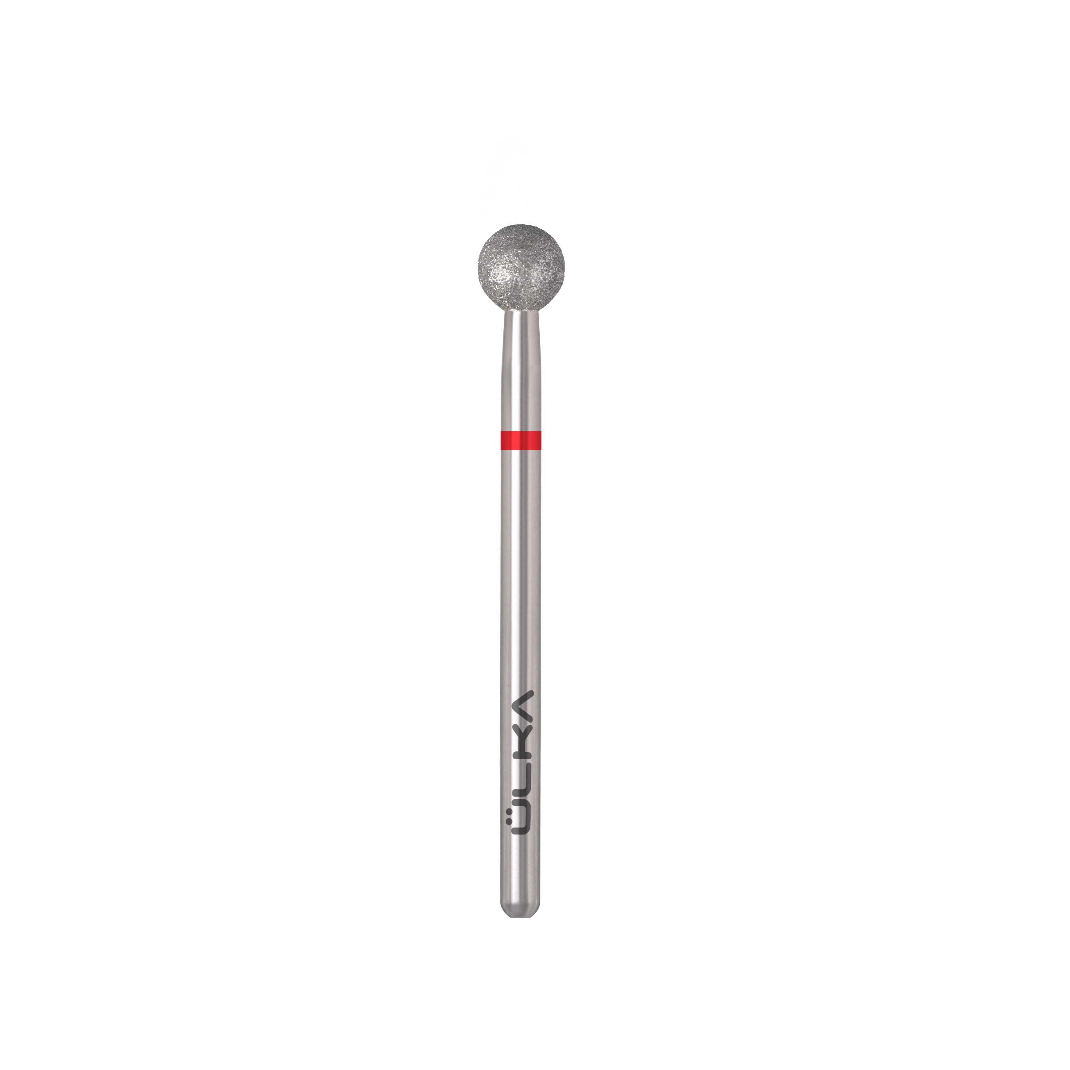 Fresa de diamante ULKA bola roja – cabeza de 5 mm (B050-F)