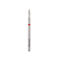 Fresa de diamante ULKA llama roja - cabeza de 2,1 mm, parte activa de 8 mm (F218-F)