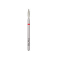 Fresa de diamante ULKA llama roja - cabeza de 2,3 mm, parte activa de 10 mm (F2310-F)