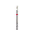 Fresa de diamante ULKA llama roja - cabeza de 2,3 mm, parte activa de 8 mm (F238-F)