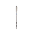 Fresa de diamante ULKA cilindro redondeado azul – cabeza de 3 mm, parte activa de 10 mm (C310-M)