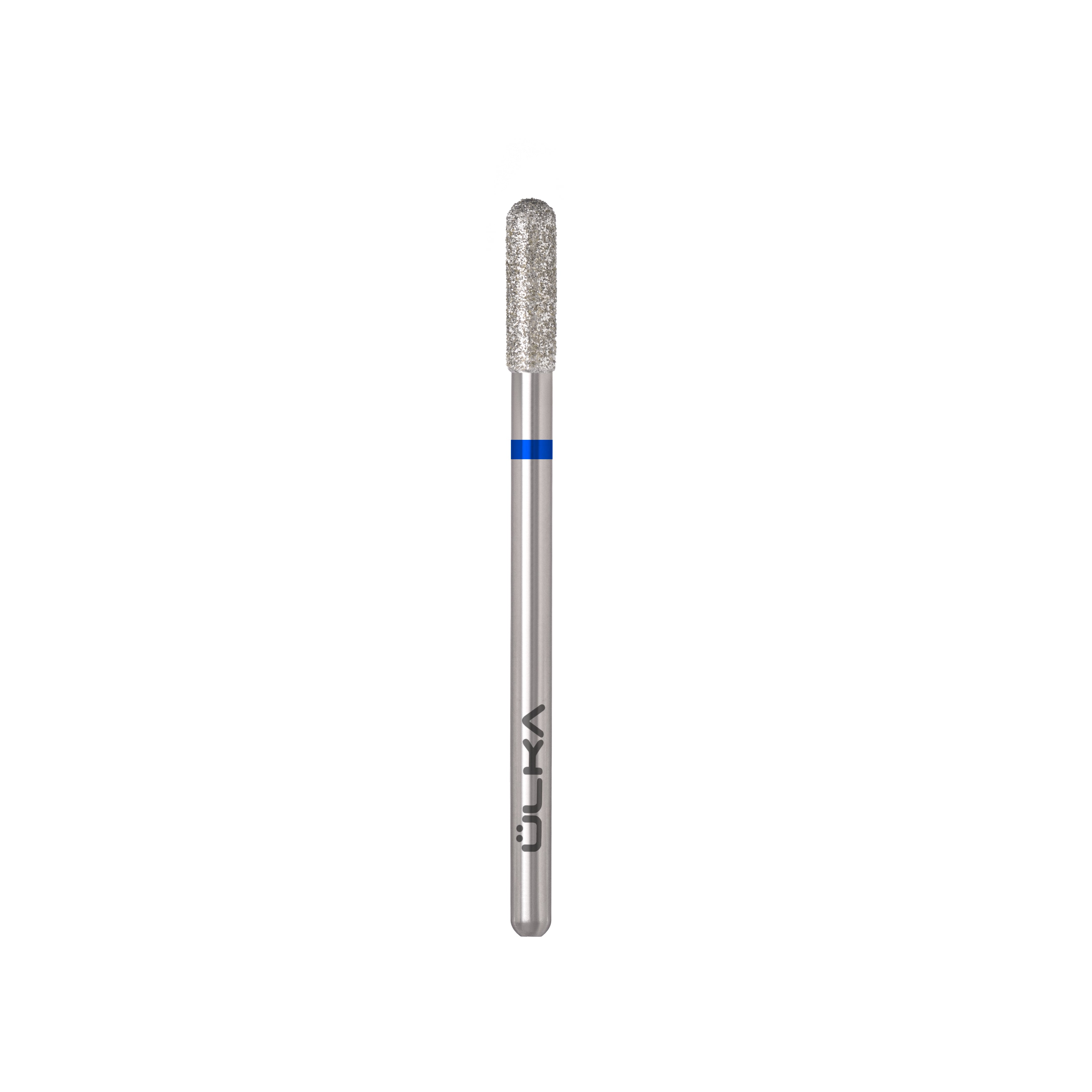 Fresa de diamante ULKA cilindro redondeado azul – cabeza de 3 mm, parte activa de 10 mm (C310-M)