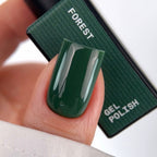 BIBLIOTEKA GEL POLISH Nº 82 FOREST – VERDE BOSQUE PROFUNDO, 10 ML