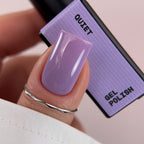 BIBLIOTEKA Esmalte Semipermanente Nº55 Quiet – lavanda, 10 ml