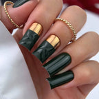 NAILSOFTHEDAY Let's Special Green Glass, esmalte semipermanente esmeralda para cubrir uñas en una capa, 10 ml