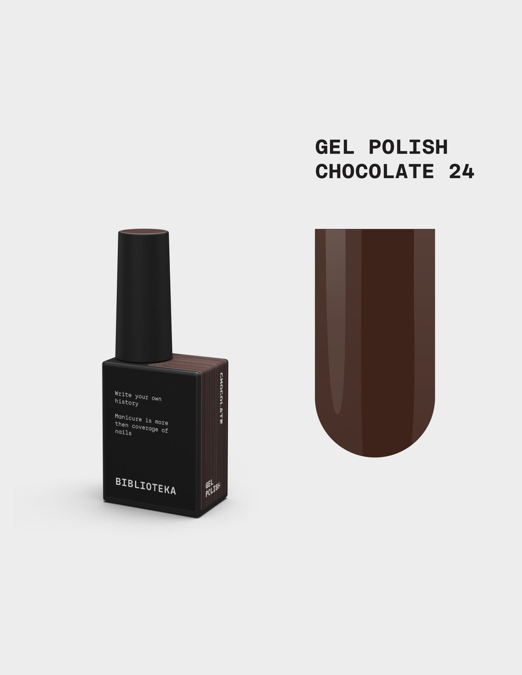 BIBLIOTEKA Esmalte № 24 Chocolate, 10 ml