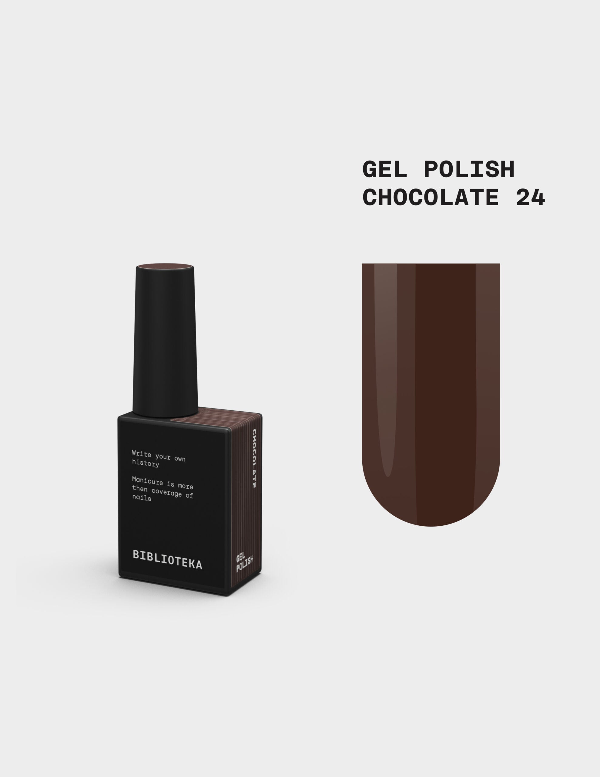 BIBLIOTEKA Esmalte № 24 Chocolate, 10 ml