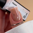 BIBLIOTEKA Esmalte semipermanente efecto ojo de gato Nº 19 Peach – nude melocotón delicado, 10 ml