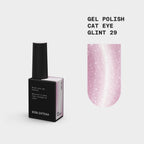 BIBLIOTEKA Esmalte semipermanente efecto ojo de gato Nº 29 Glint – beige rosado, 10 ml