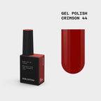 BIBLIOTEKA esmalte Nº 44 Crimson – Rojo pigmentado intenso, 10 ml