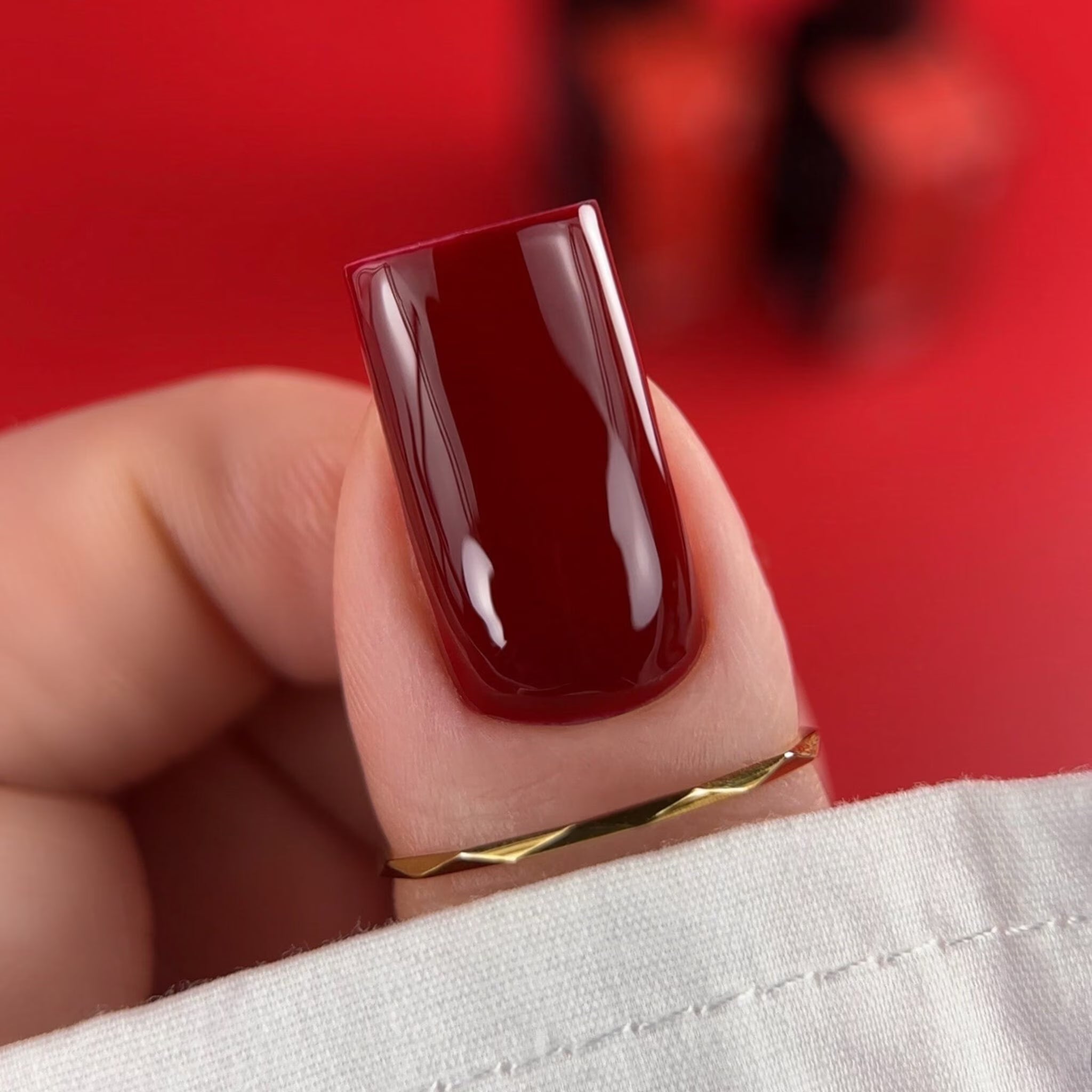 BIBLIOTEKA Esmalte Nº 45 Wine – Tono vino, 10 ml