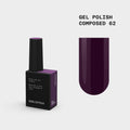 BIBLIOTEKA Esmalte Semipermanente Nº62 Composed – violeta profundo, 10 ml