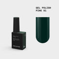 BIBLIOTEKA GEL POLISH Nº 81 PINE – VERDE PINO OSCURO, 10 ML