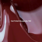 NAILSOFTHEDAY Gel Polish Burgundy — esmalte semipermanente de tono burdeos intenso con cobertura completa en una sola capa. 10 ml.