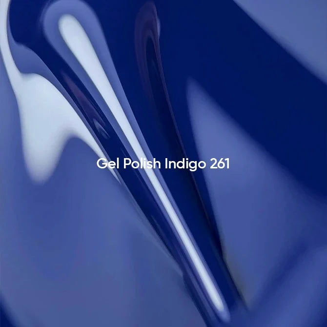 NAILSOFTHEDAY Gel Polish Indigo — esmalte semipermanente azul índigo intenso con cobertura completa en una sola capa. 10 ml.