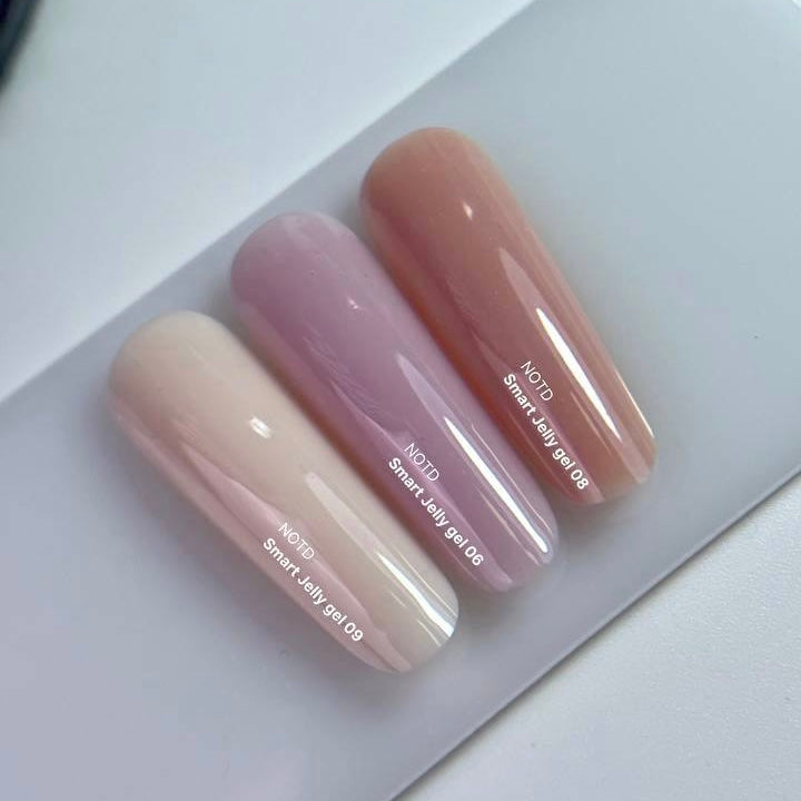 NAILSOFTHEDAY Smart Jelly gel 06 — gel de construcción  de color rosa púrpura para uñas, 15 g