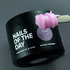 NAILSOFTHEDAY Polygel shimmer 04: poligel  de grano fino color rosa con brillo, 30 g