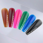 NAILSOFTHEDAY Builder gel 49 Vitrage — gel constructor vitral caramelizado para extensión de uñas, 15 ml