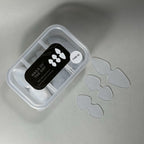 NAILSOFTHEDAY Nail Silicone Double mold, 2 en 1, 36 piezas/bolsa (Type 10): moldes/plantillas de silicona para formas superiores, 36 piezas en una caja.