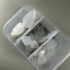 NAILSOFTHEDAY Nail Silicone Double mold, 2 en 1, 36 piezas/bolsa (Type 10): moldes/plantillas de silicona para formas superiores, 36 piezas en una caja.