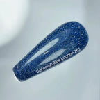 NAILSOFTHENIGHT Blue Lagoon gel polish - esmalte semipermanente reflectante azul para uñas, 10 ml