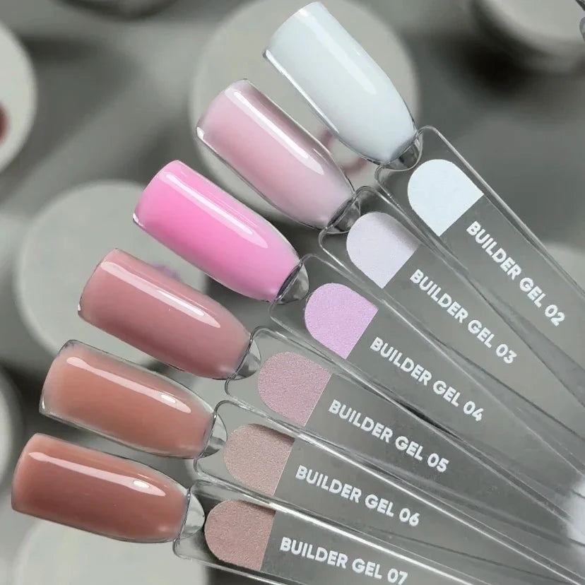 NAILSOFTHEDAY Builder Gel 06 — gel marrón claro para extensiones de uñas, 15 ml