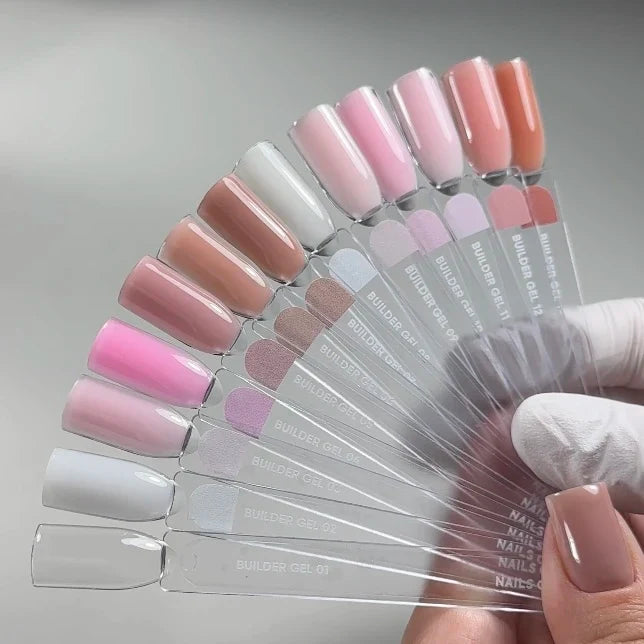 NAILSOFTHEDAY Builder Gel 08 — gel lechoso para extensiones de uñas, 15 ml