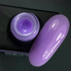 NAILSOFTHEDAY Bottle gel shimmer 06 – gel violeta ultrafuerte con brillo plateado, 10 ml