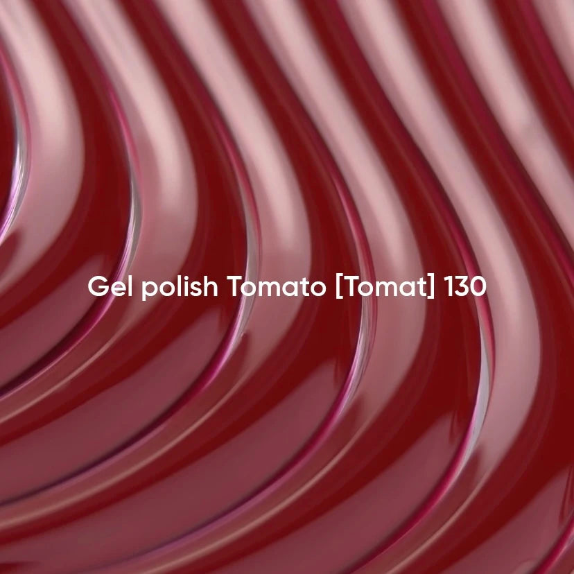 NAILSOFTHEDAY Gel Polish Tomato [Tomat] 130 – esmalte rojo tomate, cobertura en una sola capa, 10 ml