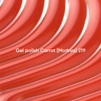 NAILSOFTHEDAY Gel Polish Carrot [Morkva] 219 – esmalte naranja zanahoria con cobertura en una sola capa, 10 ml