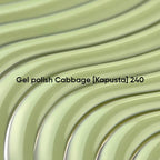 NAILSOFTHEDAY Gel Polish Cabbage [Kapusta] 240 – esmalte semipermanente verde lima con cobertura en una sola capa, 10 ml