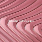 NAILSOFTHEDAY Gel Polish Rib [Rebra] 063 – esmalte nude rosado con cobertura en una sola capa, 10 ml