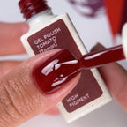 NAILSOFTHEDAY Gel Polish Tomato [Tomat] 130 – esmalte rojo tomate, cobertura en una sola capa, 10 ml