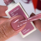 NAILSOFTHEDAY Gel Polish Rib [Rebra] 063 – esmalte nude rosado con cobertura en una sola capa, 10 ml