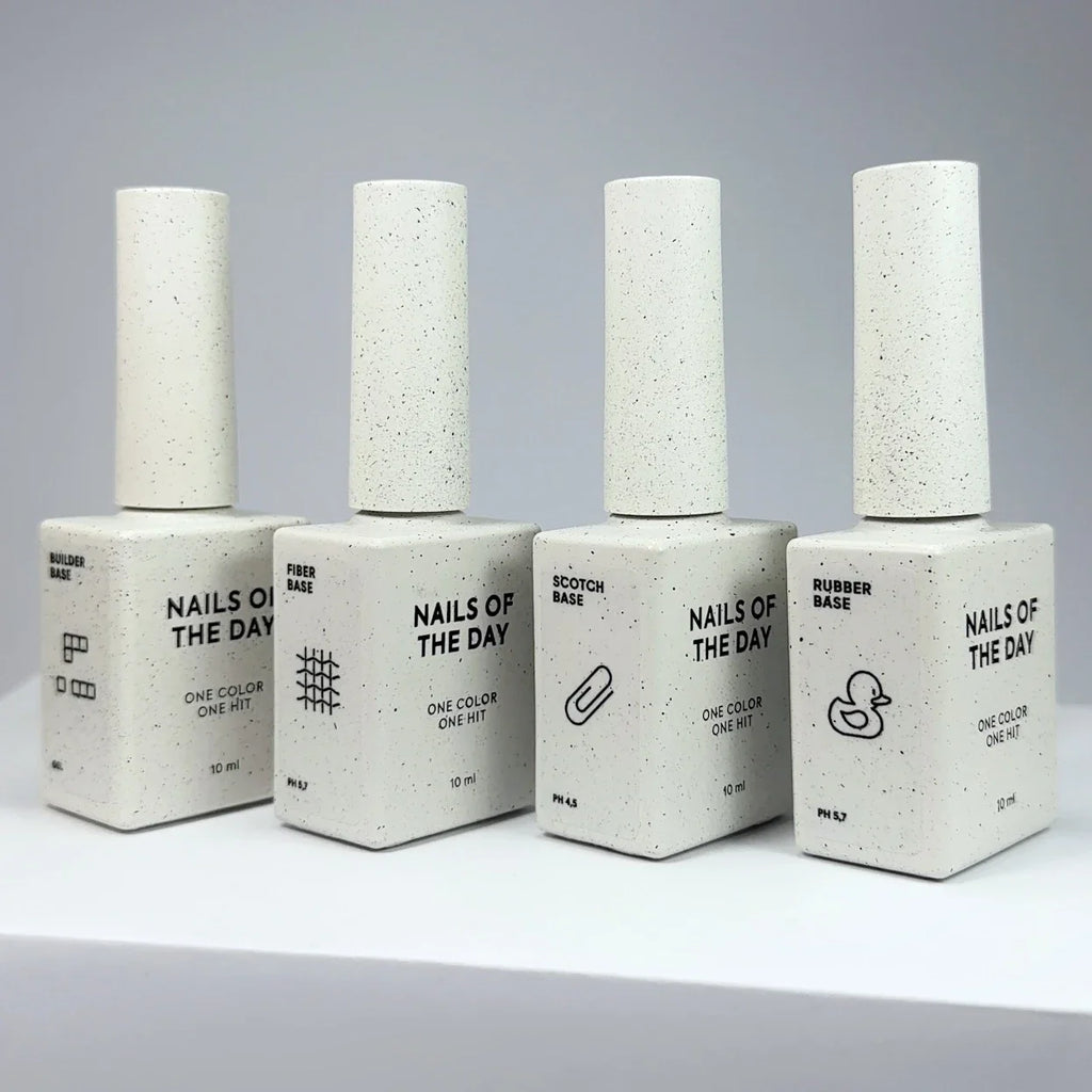 NAILSOFTHEDAY Rubber Base – base de caucho para uñas, 10 ml