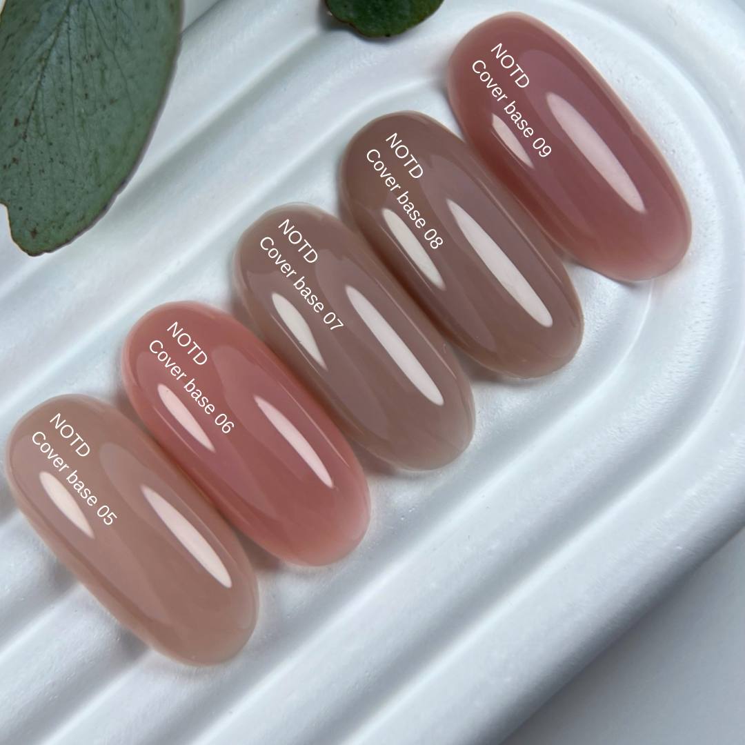Nailsoftheday Cover base NEW Formula 03: base suave de camuflaje melocotón para uñas, 10 ml
