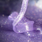 NAILSOFTHENIGHT Sparkle builder gel 05 — gel de construcción reflectante violeta, 15 ml