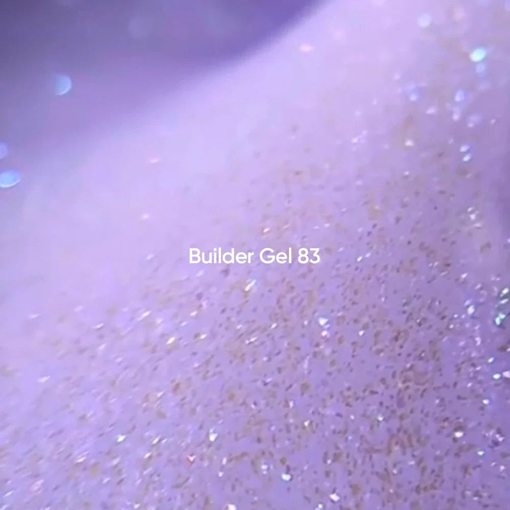NAILSOFTHEDAY Builder Gel 83 — gel constructor violeta con shimmer, 15 ml